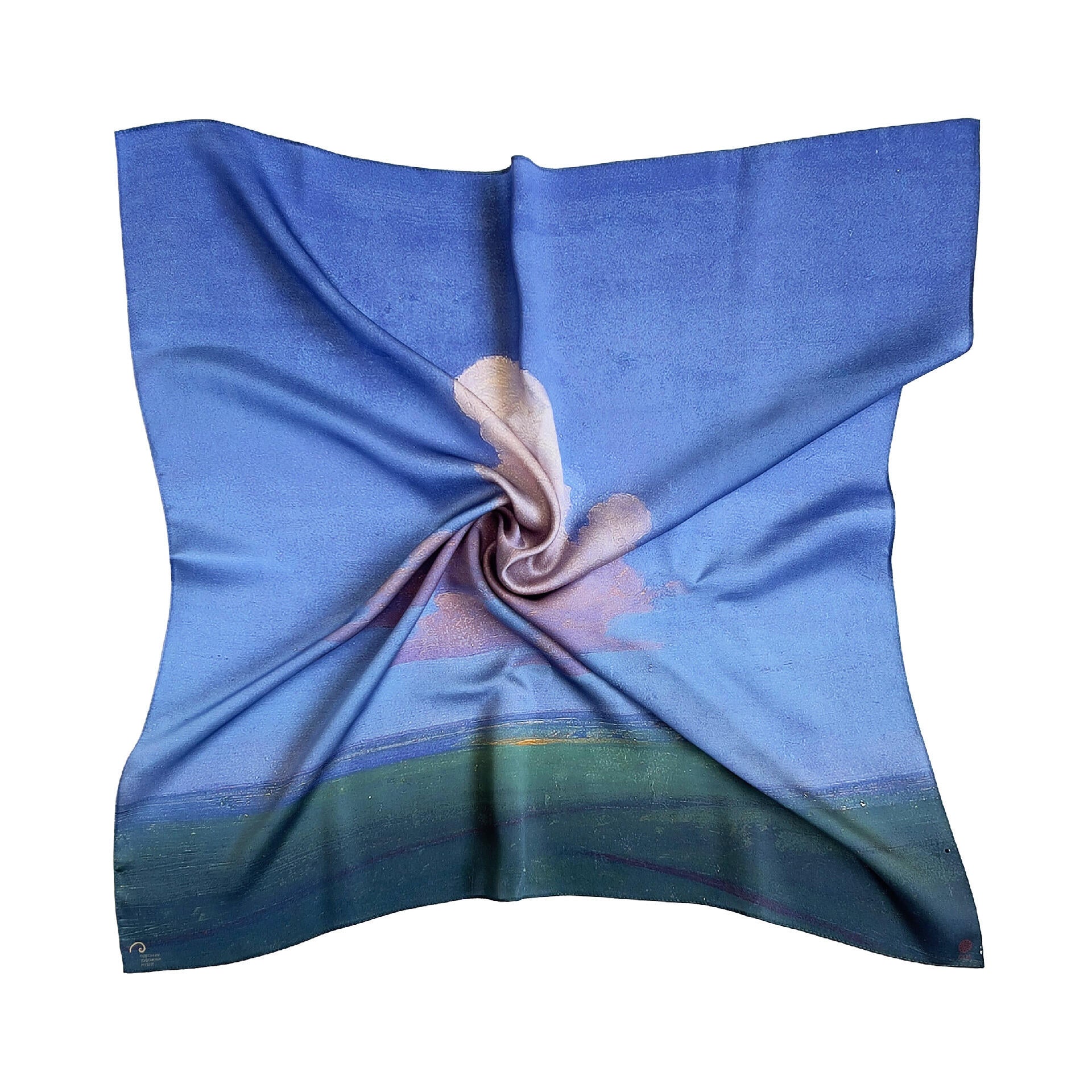 Silk scarf "Cloud"