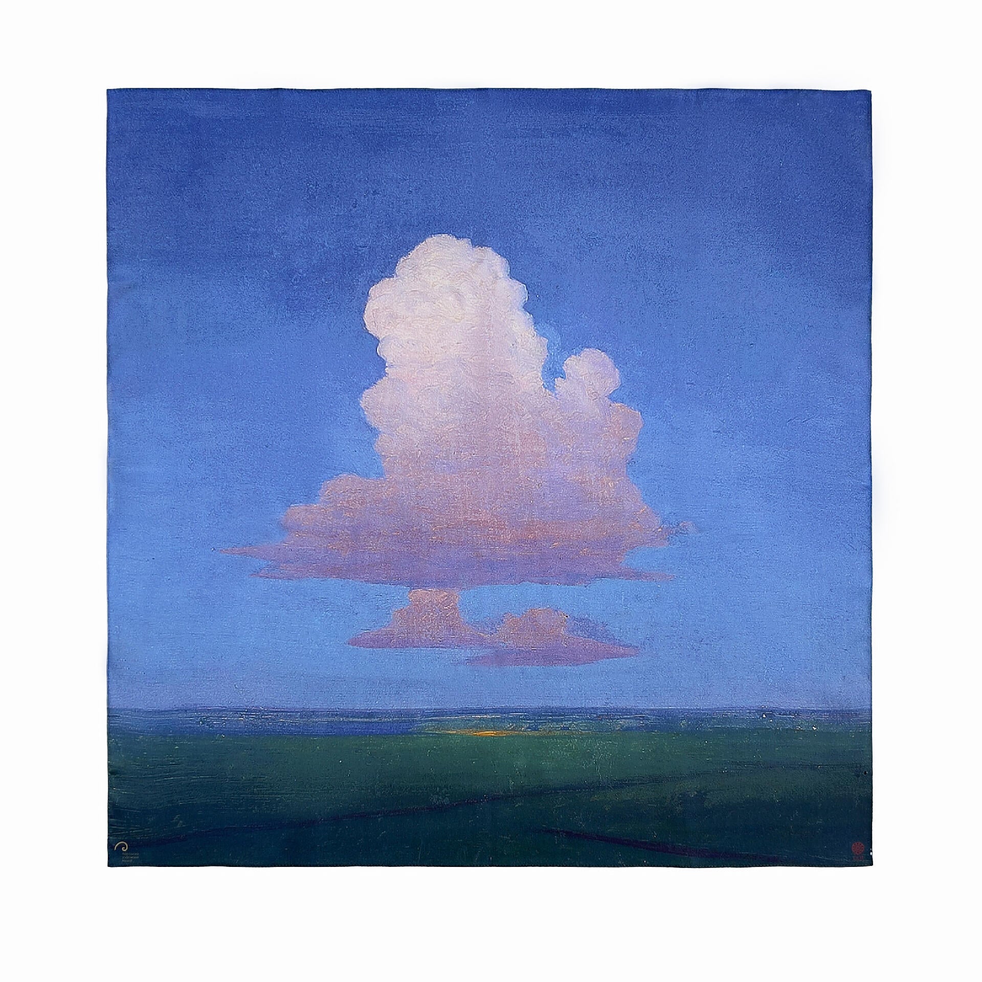 Silk scarf "Cloud"