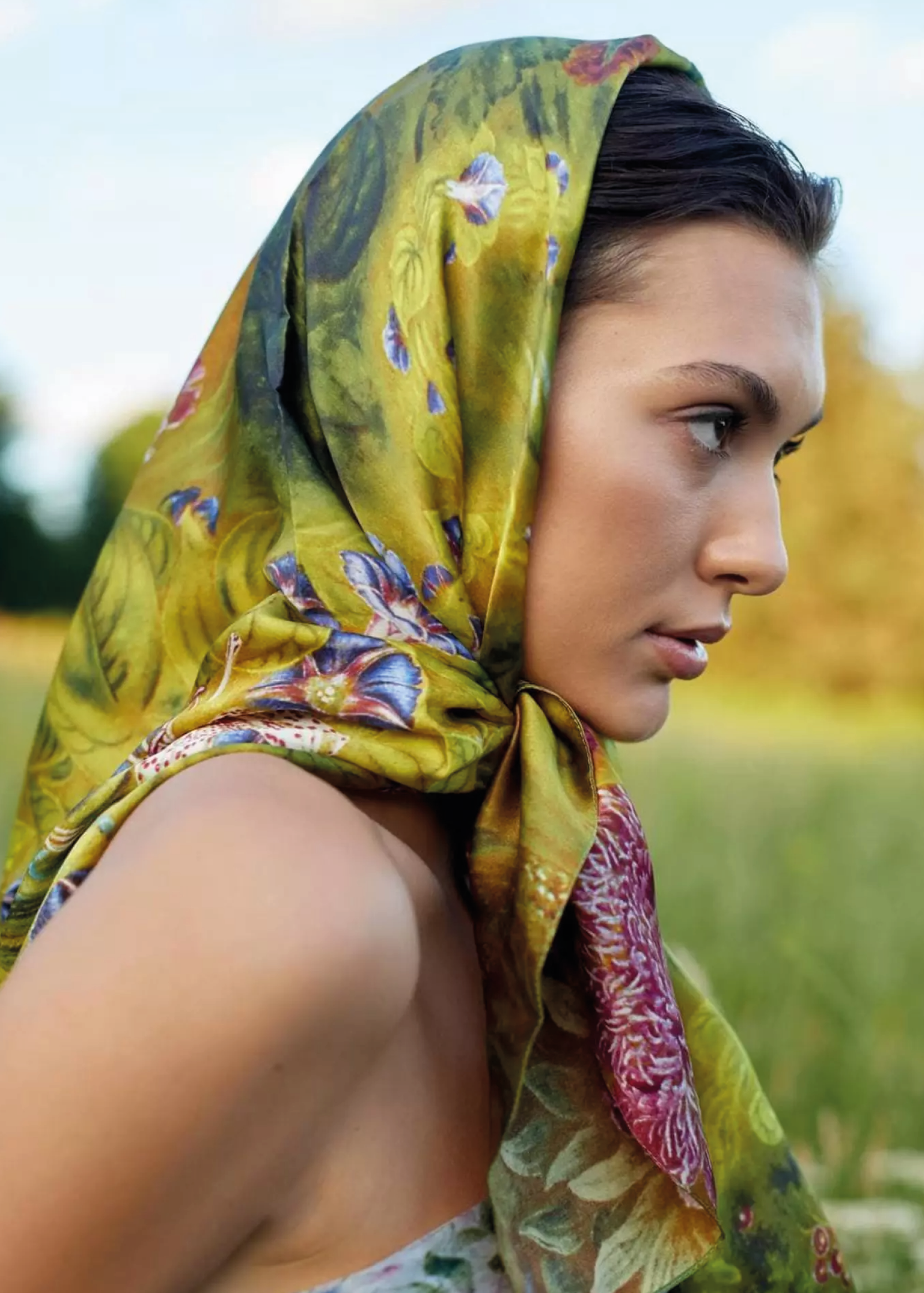 Silk scarf "Lush. 1944-1947."
