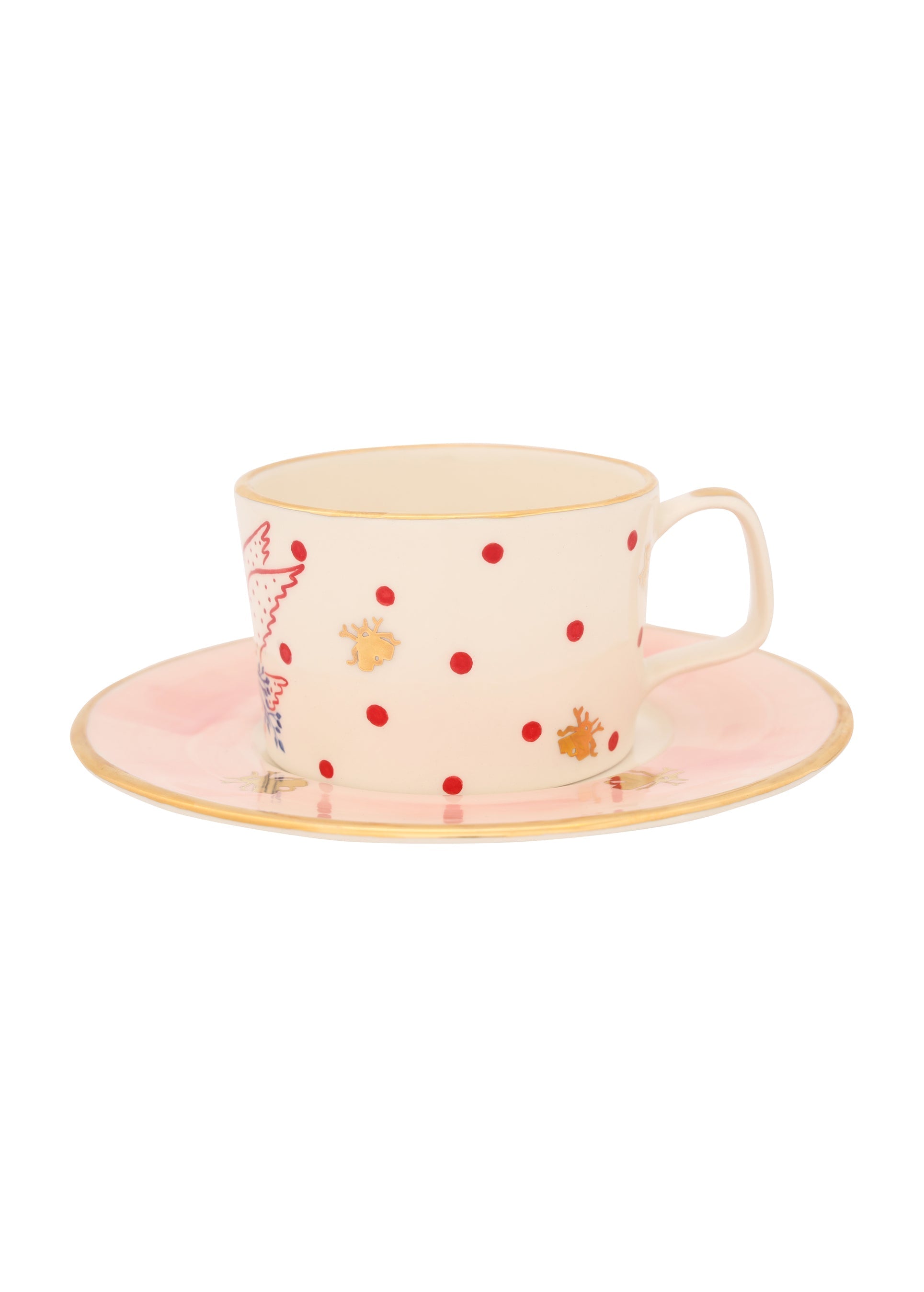 Dove Tea Cup and Saucer Set