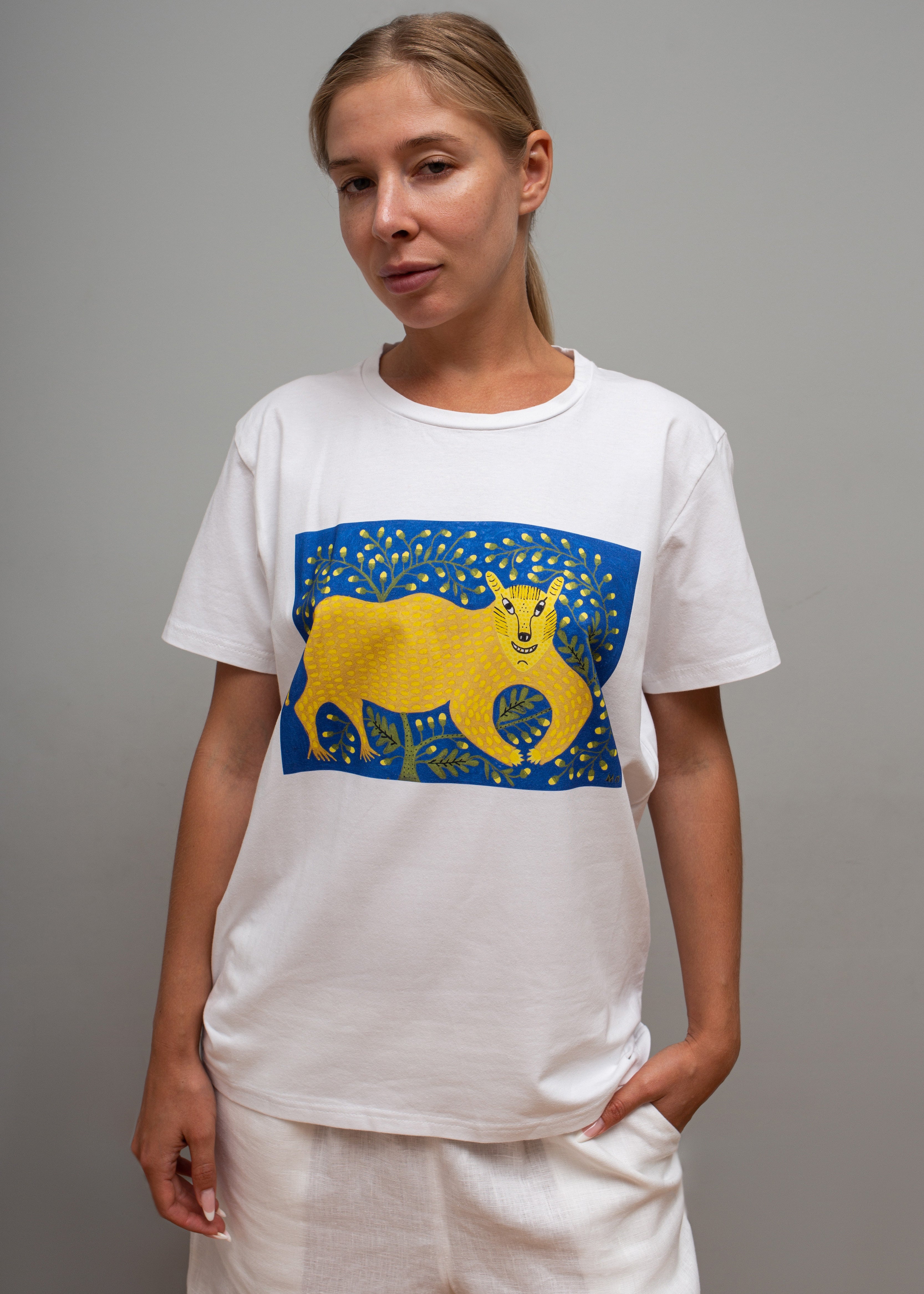 T-shirt "The Young Lion Cub Breaks the Oak and Rejoices. 1989”