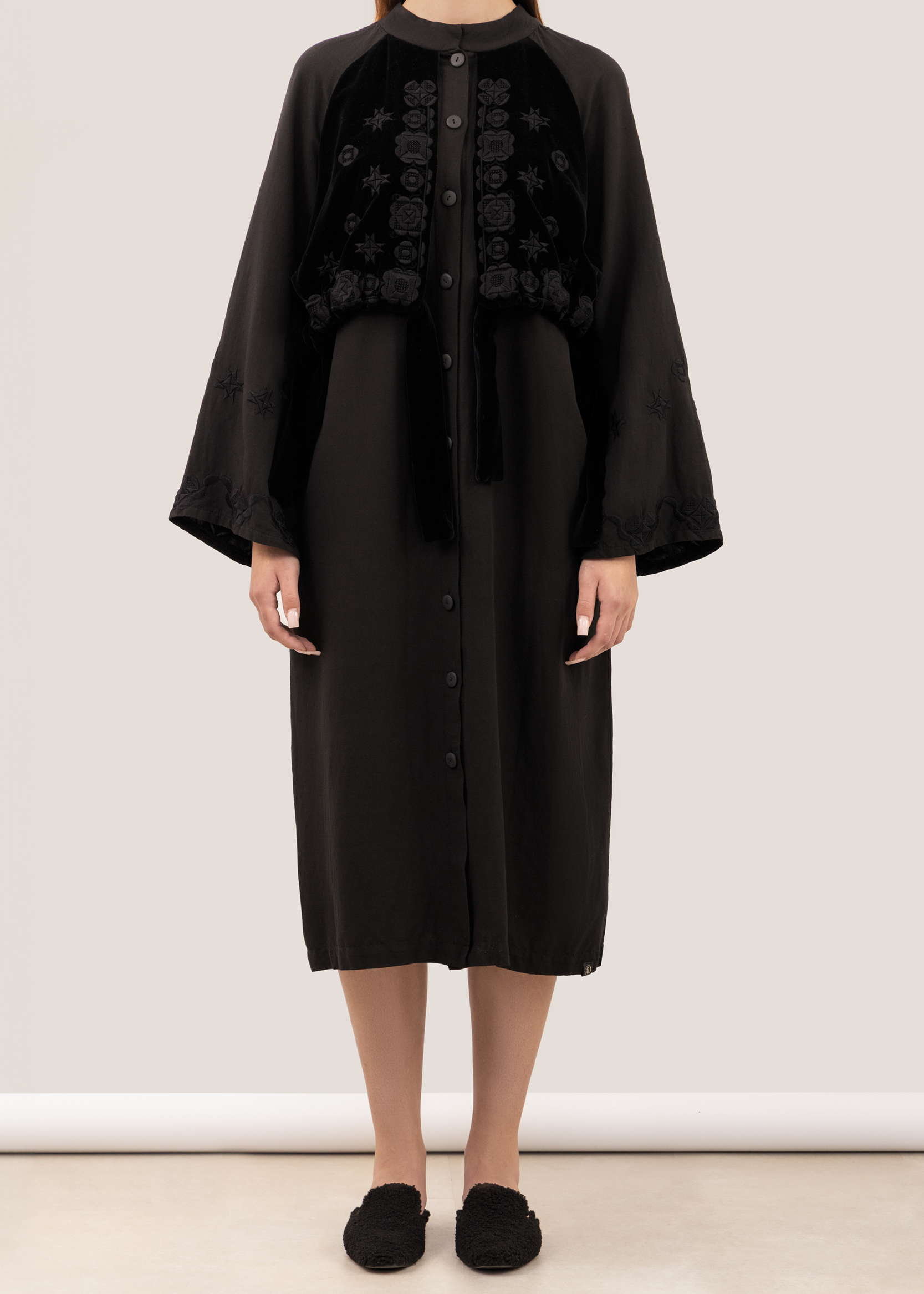 Wool Dress “Khmyz” (Kindling)
