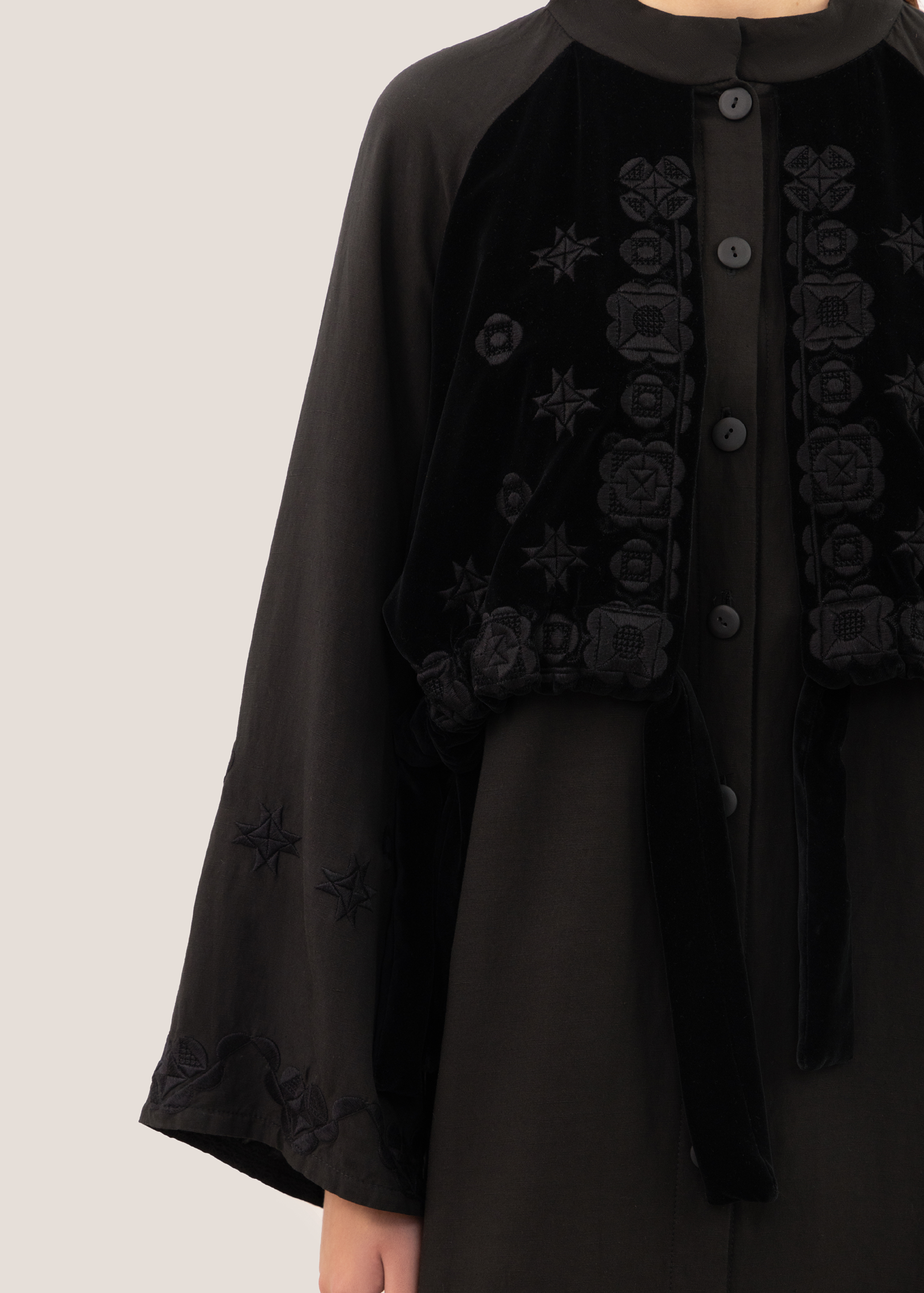 Wool Dress “Khmyz” (Kindling)