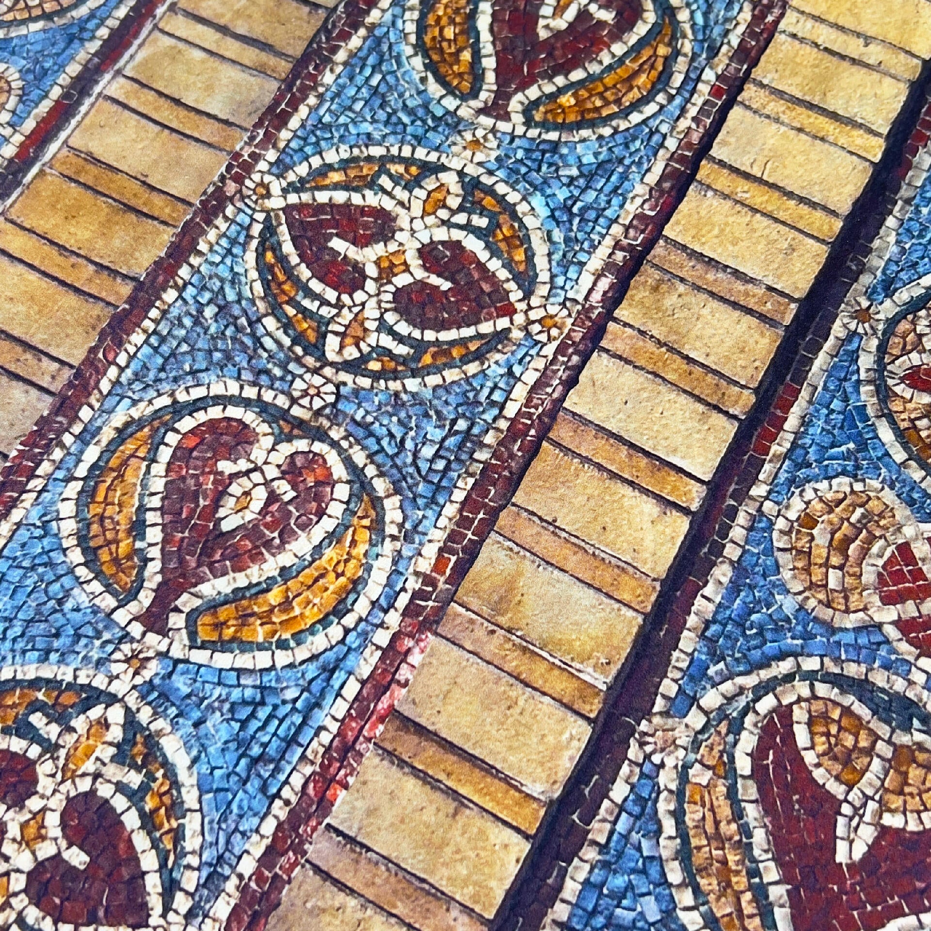Silk scarf "Golden Gates"