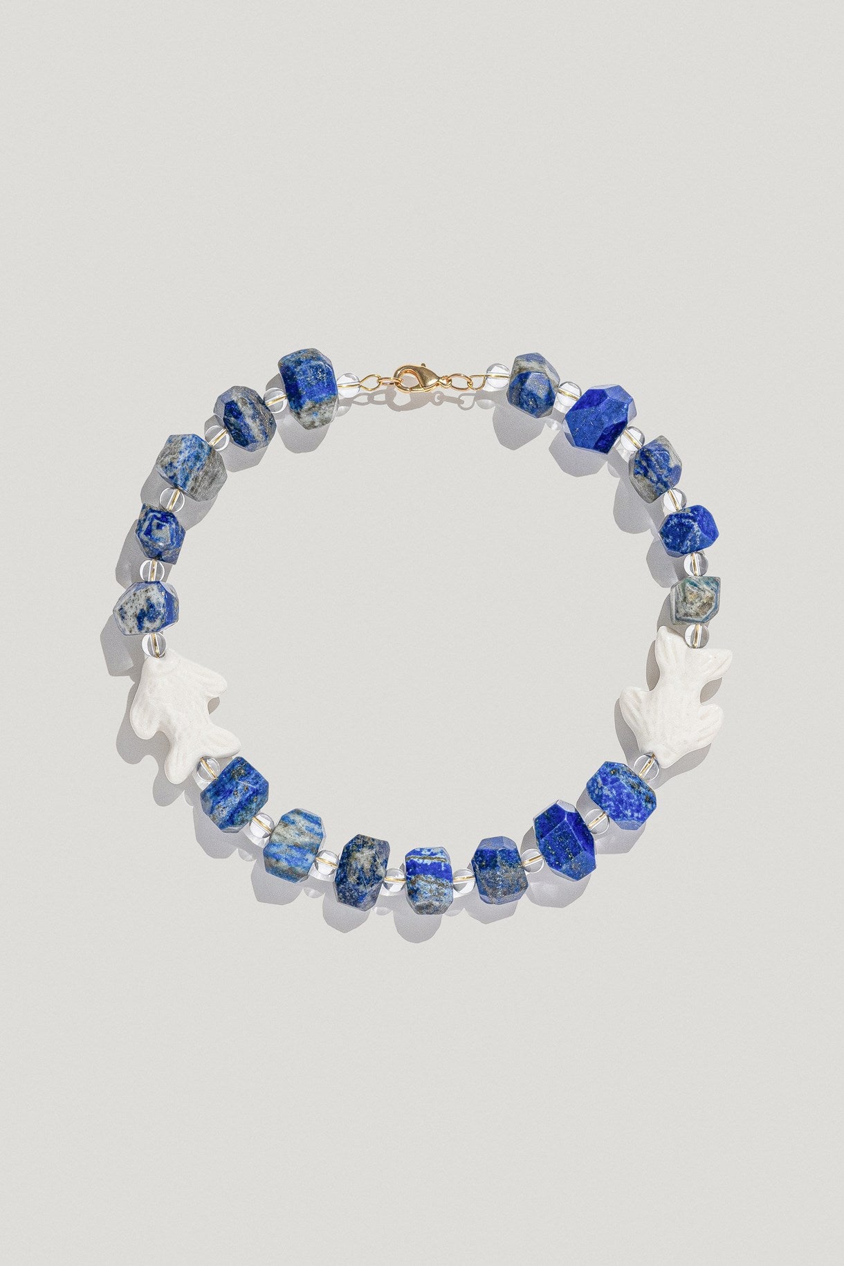 Necklace "Khvyli" with lapis lazuli