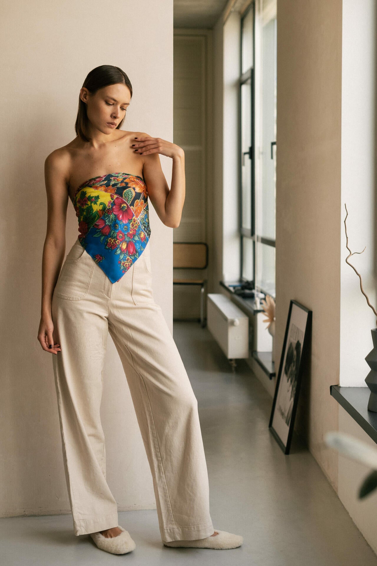 Silk scarf "Heritage"