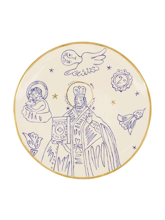 Ceramic plate "Saint Nicolas"