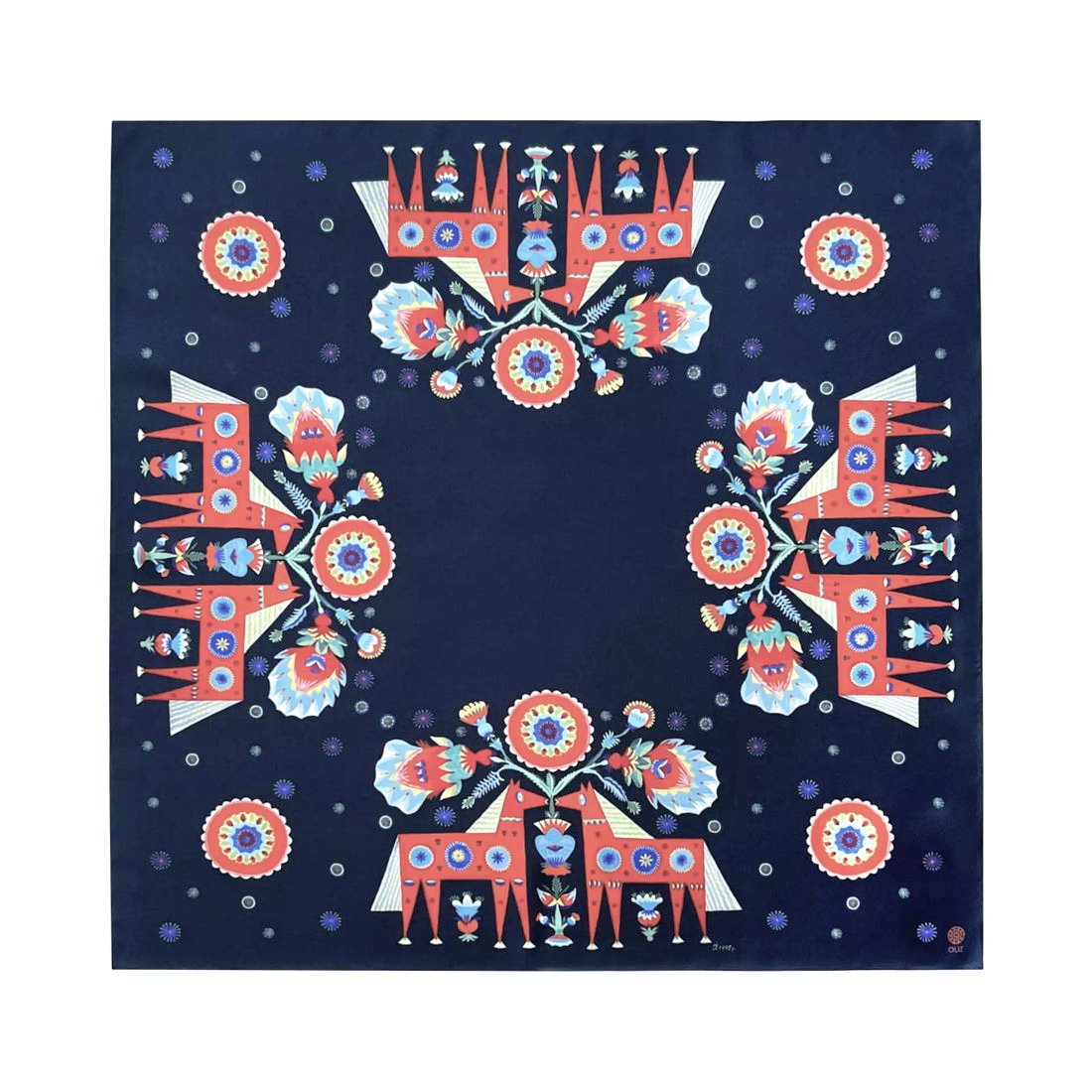 Cotton scarf "Cosmic Joy"