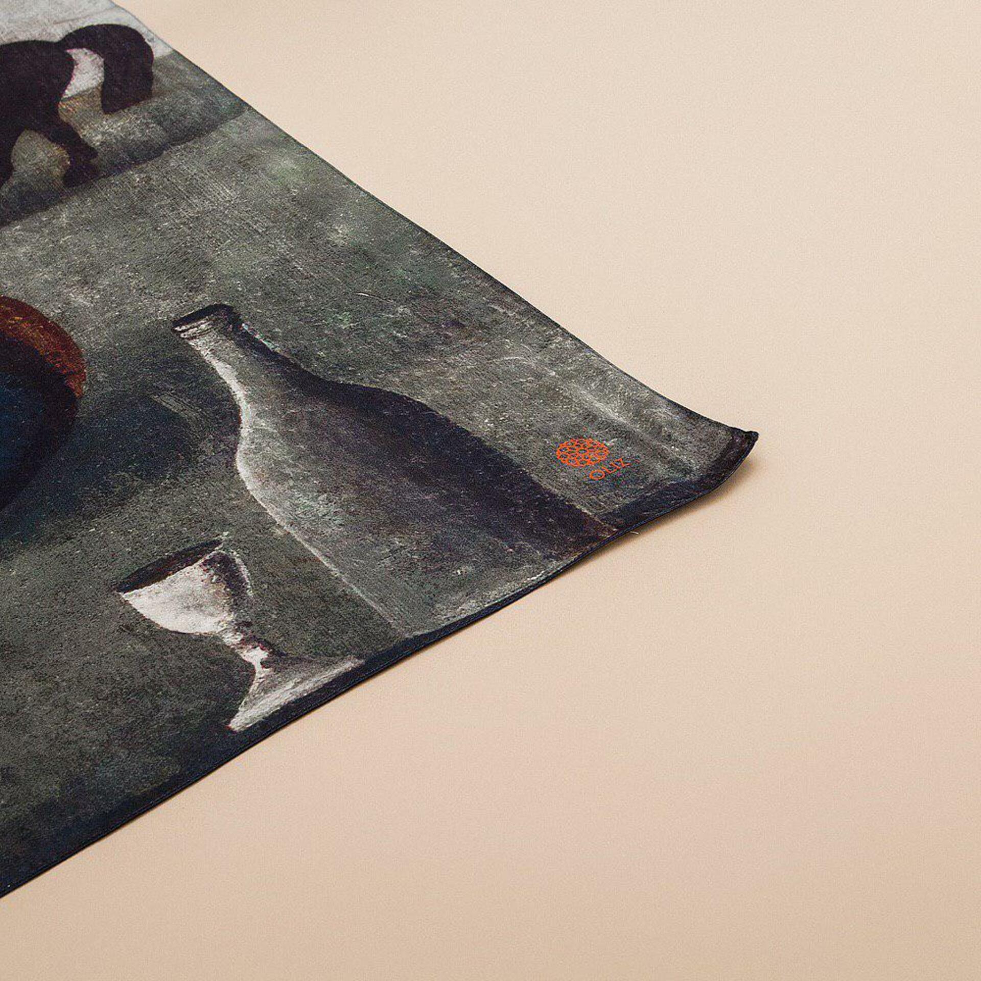 Silk scarf "Cossack Mamay"