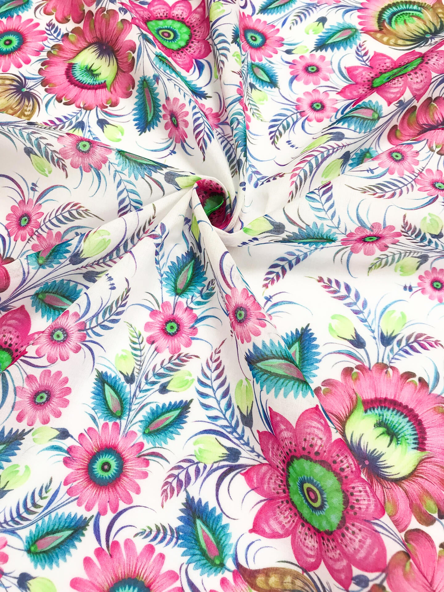 Cotton scarf "Dawn"