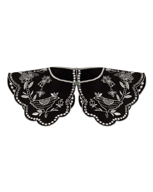 Embroidered collar big