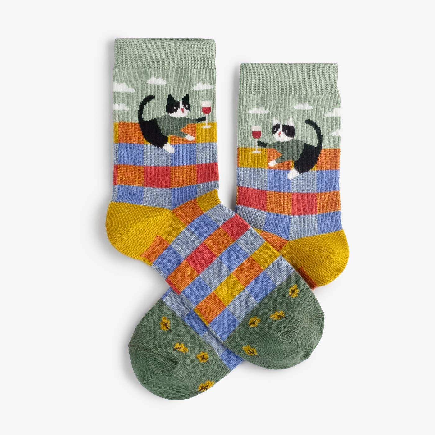 Socks "Cats Hedonists in the Fall"