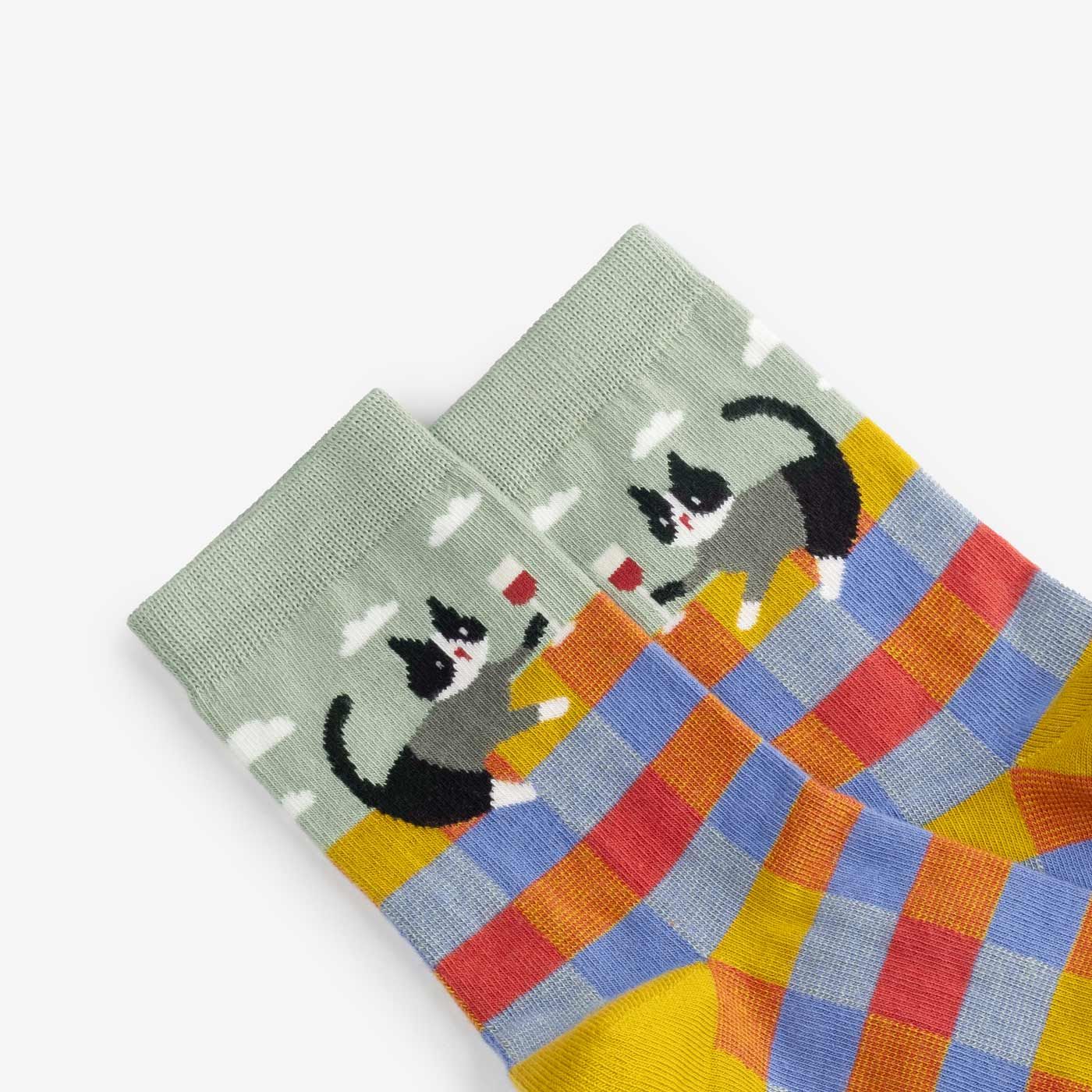 Socks "Cats Hedonists in the Fall"