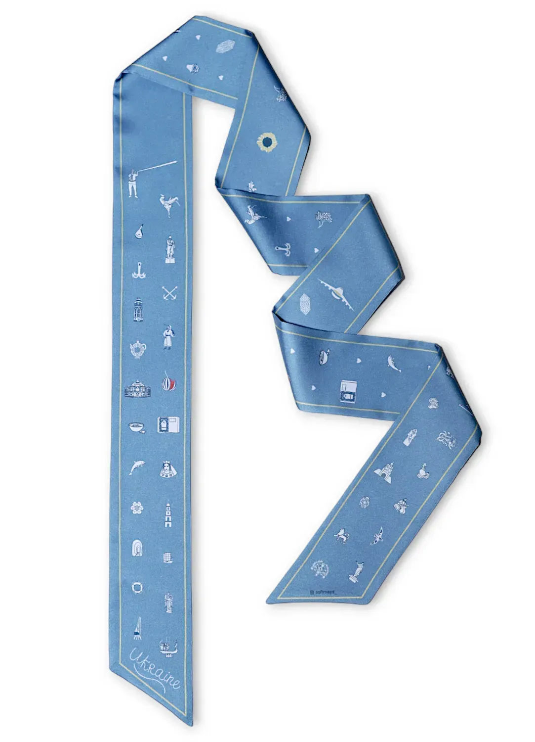 "Peaceful Ukraine" Twilly (Sky blue)