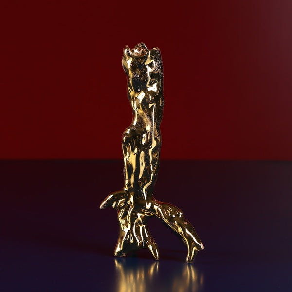 Candlestick "Branch" vintage gold S