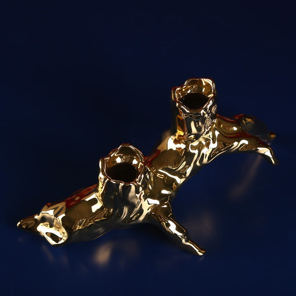 Candlestick "Snag" vintage gold S