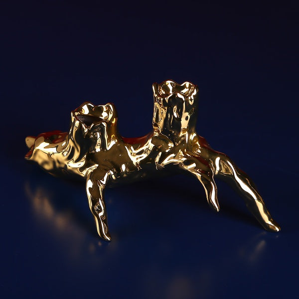 Candlestick "Snag" vintage gold S