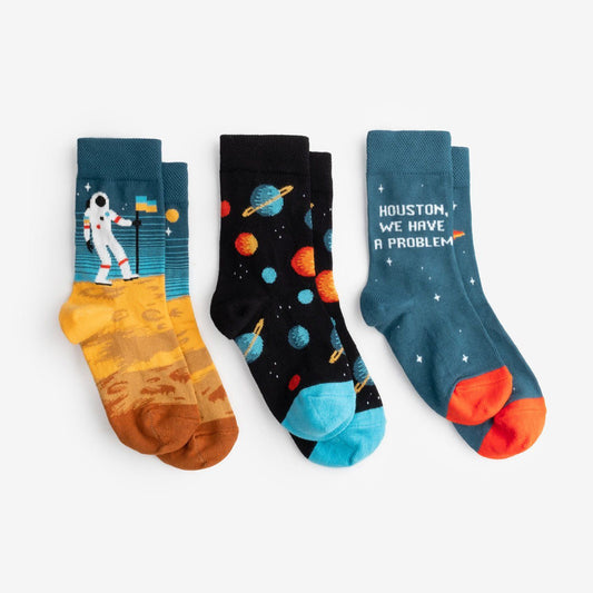 Kids socks set "Space Oddity"