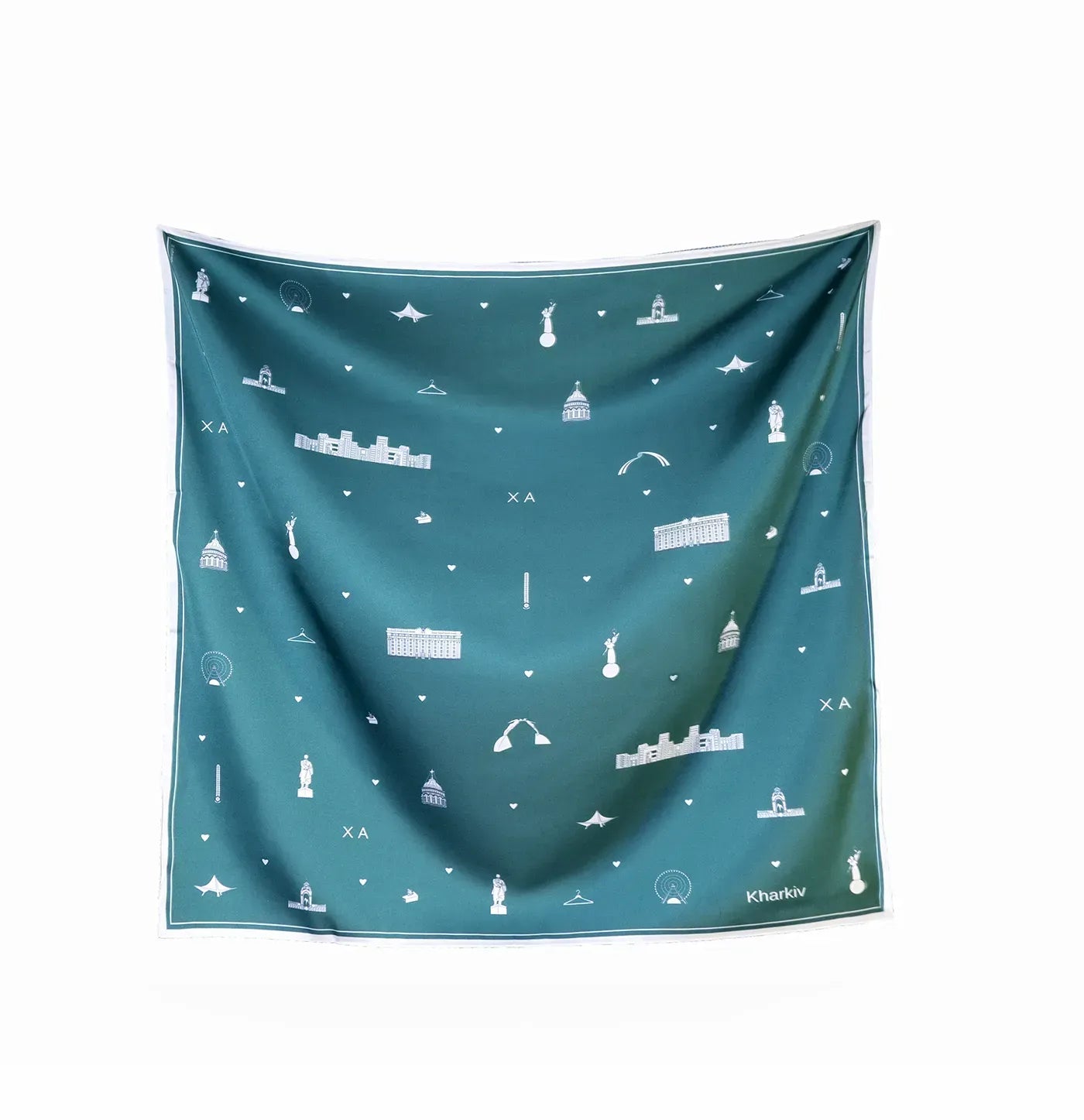 "My Kharkiv" Scarf (Emerald)