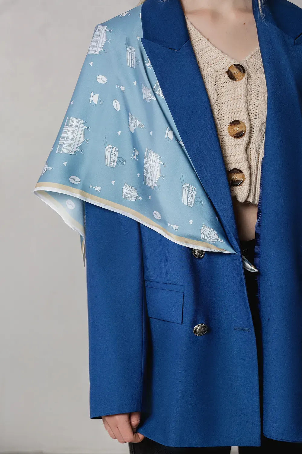"My Lviv" Scarf (Sky blue)