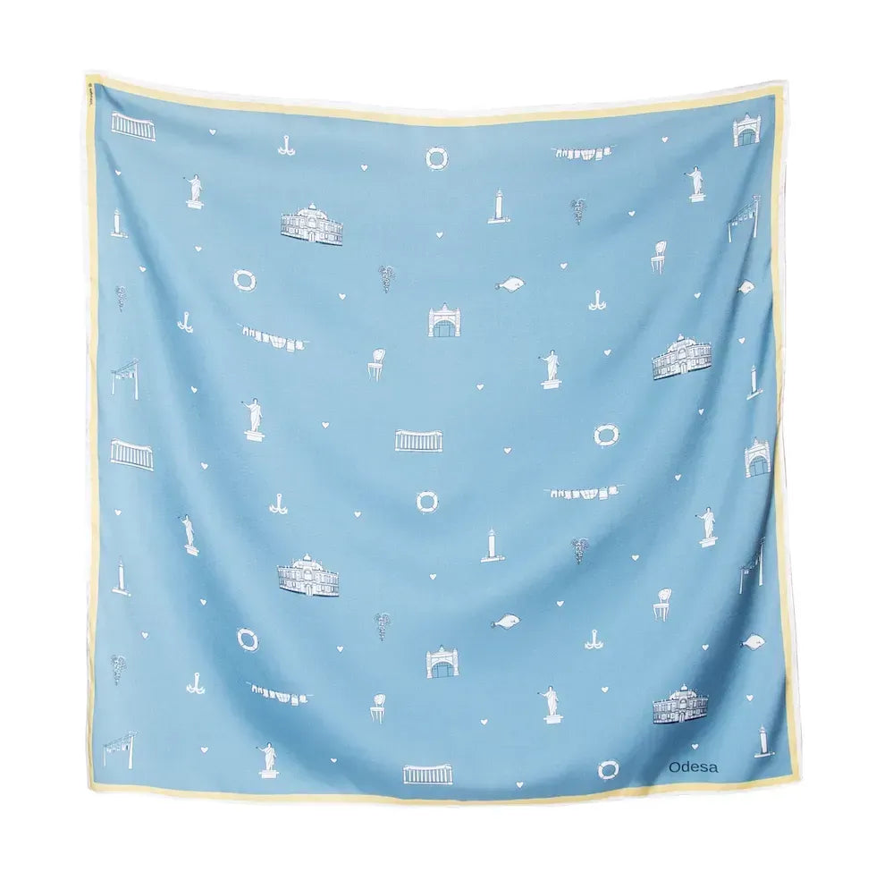 "My Odesa" Scarf (Sky blue)