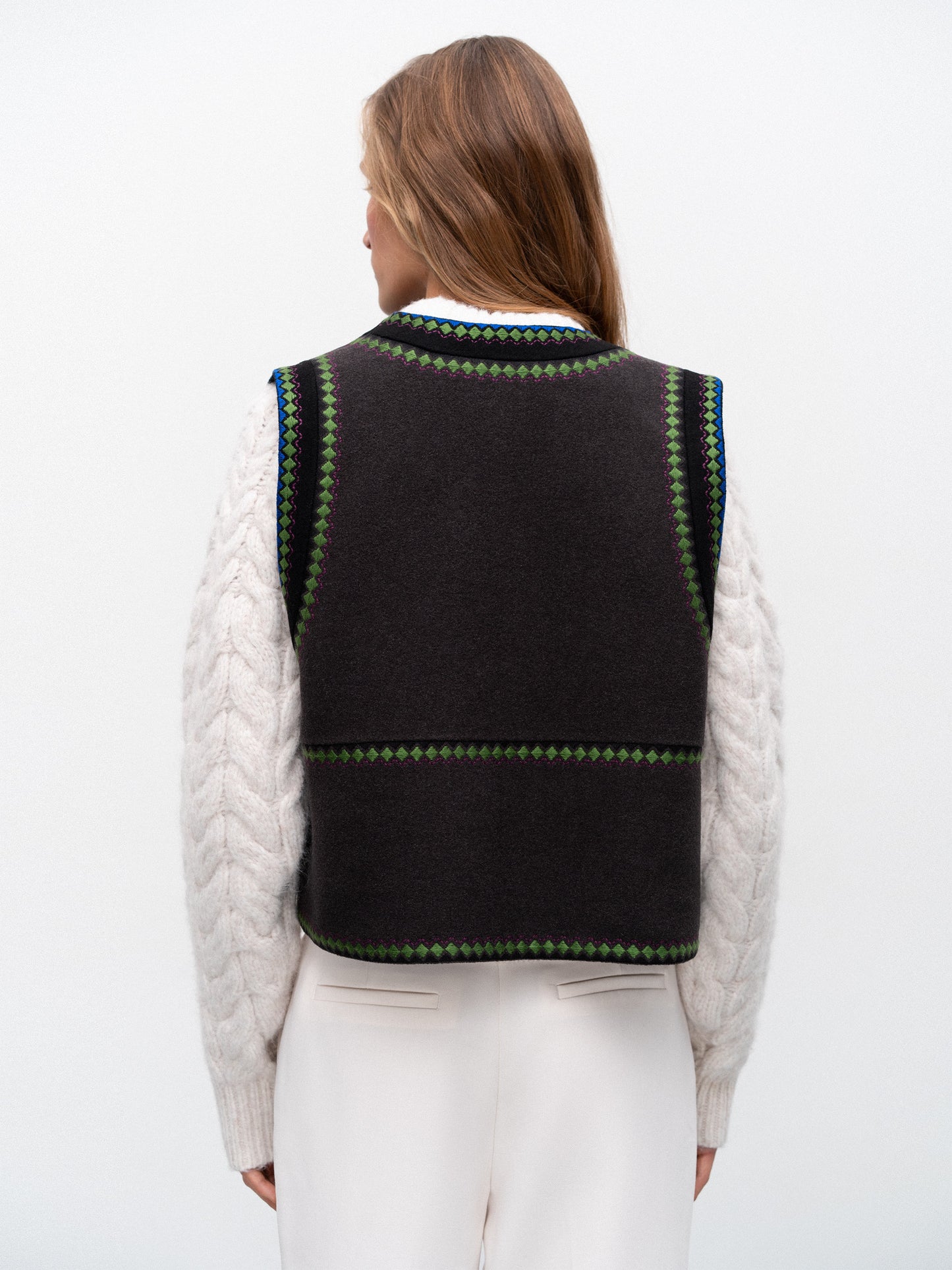 Wool vest "Zirka"