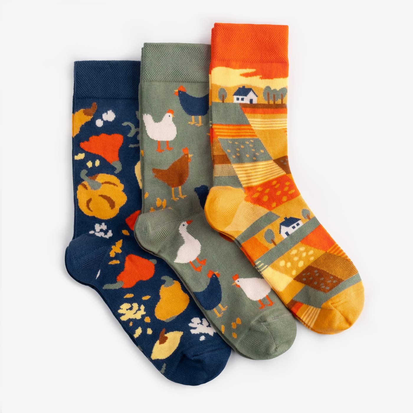 Socks "Harvest" set of 3