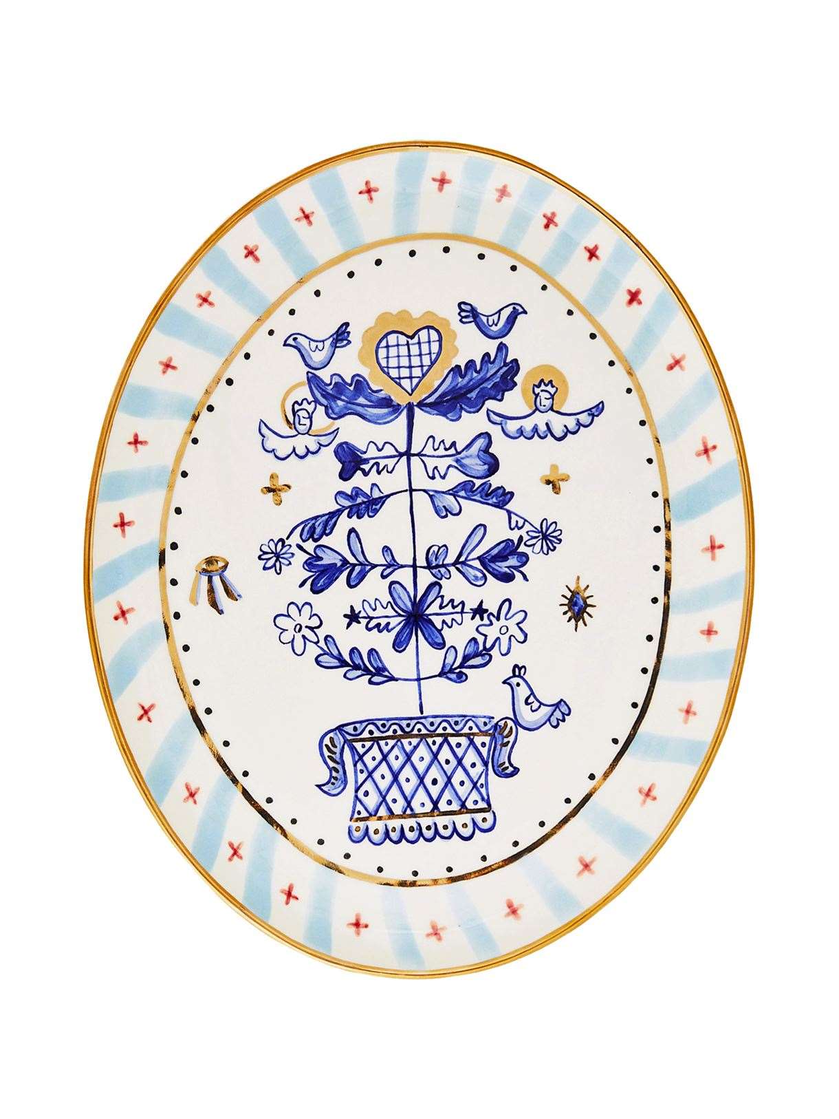 Oval plate "Tree of life"