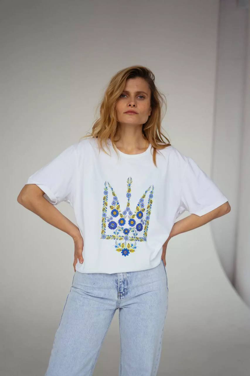 T-shirt “Blossom Emblem of Ukraine”