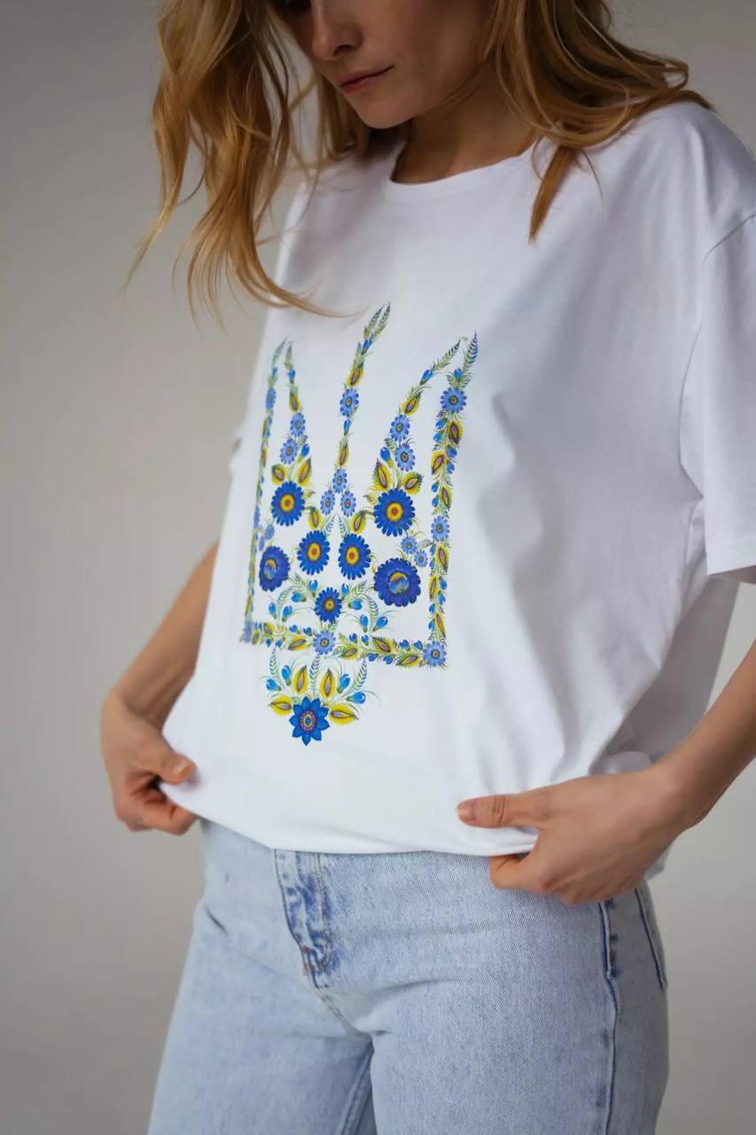 T-shirt “Blossom Emblem of Ukraine”