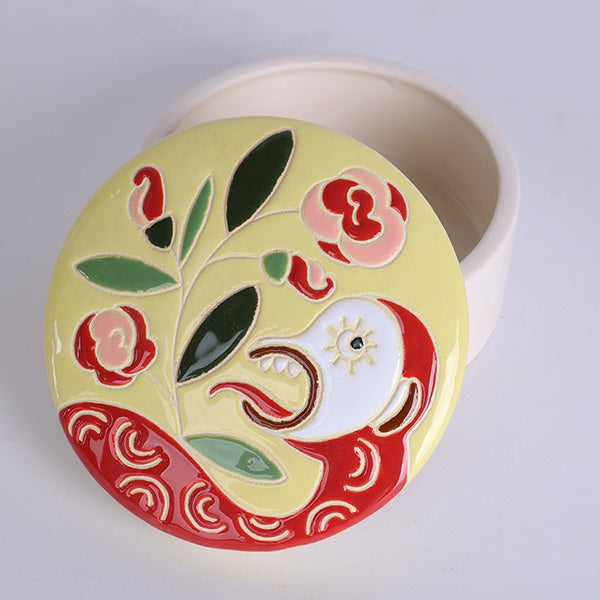 Ceramic box "Zodiac ZviroKroot" Monkey