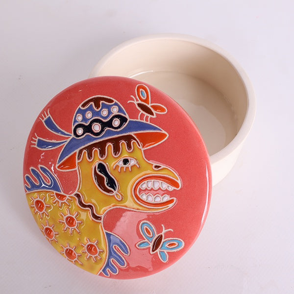 Ceramic box “Ancient Eagle”