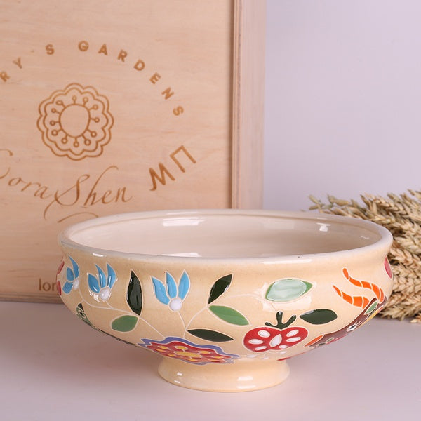 Makitra "Gardens of Mary" L colored