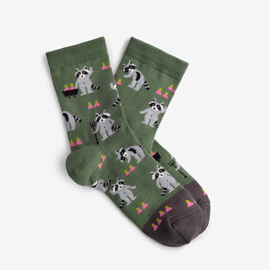 Socks "Raccoons Gardeners"