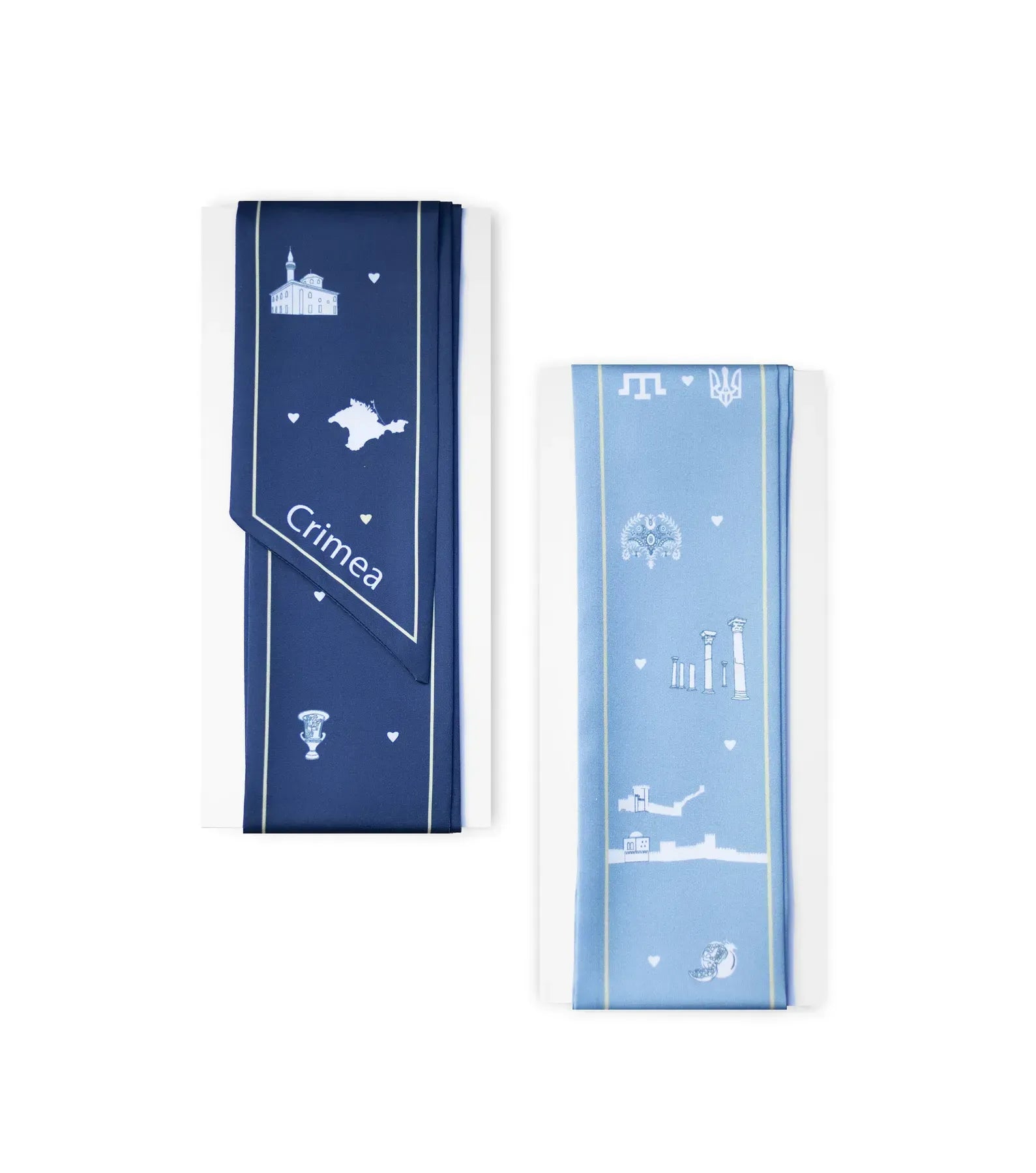 "My Crimea" Twilly (Sky blue)